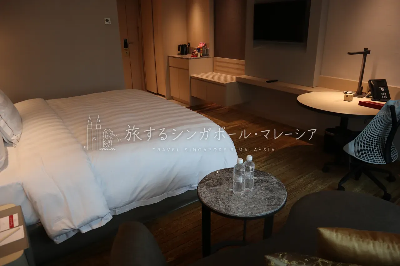 普通に広々。設備に古さを感じることもなく、全体的に新しくて満足度の高い客室です。
