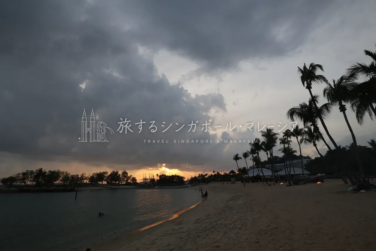 嵐雲ごしの、ドラマチックな空