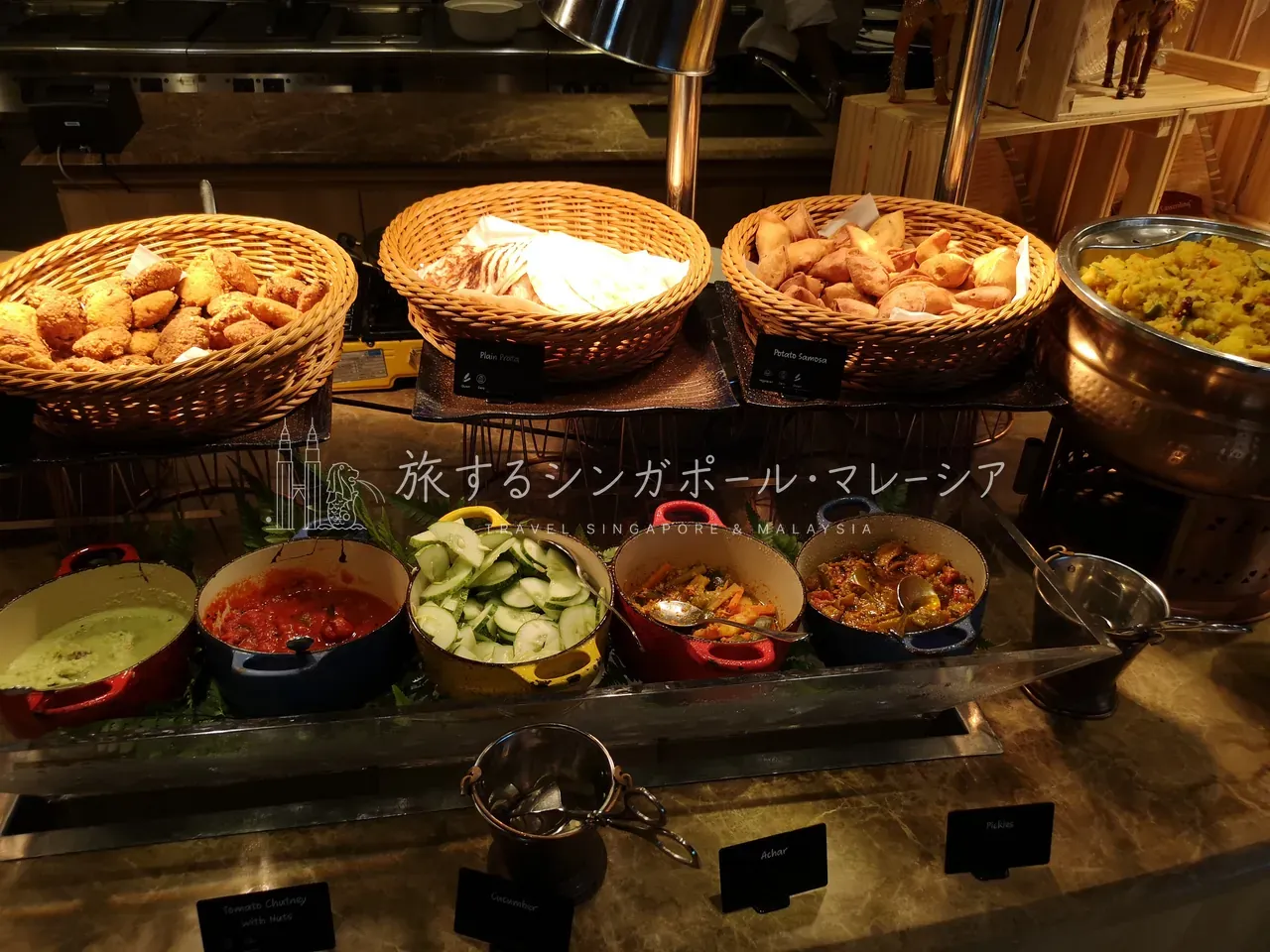 インド風コーナーだけでこの品数