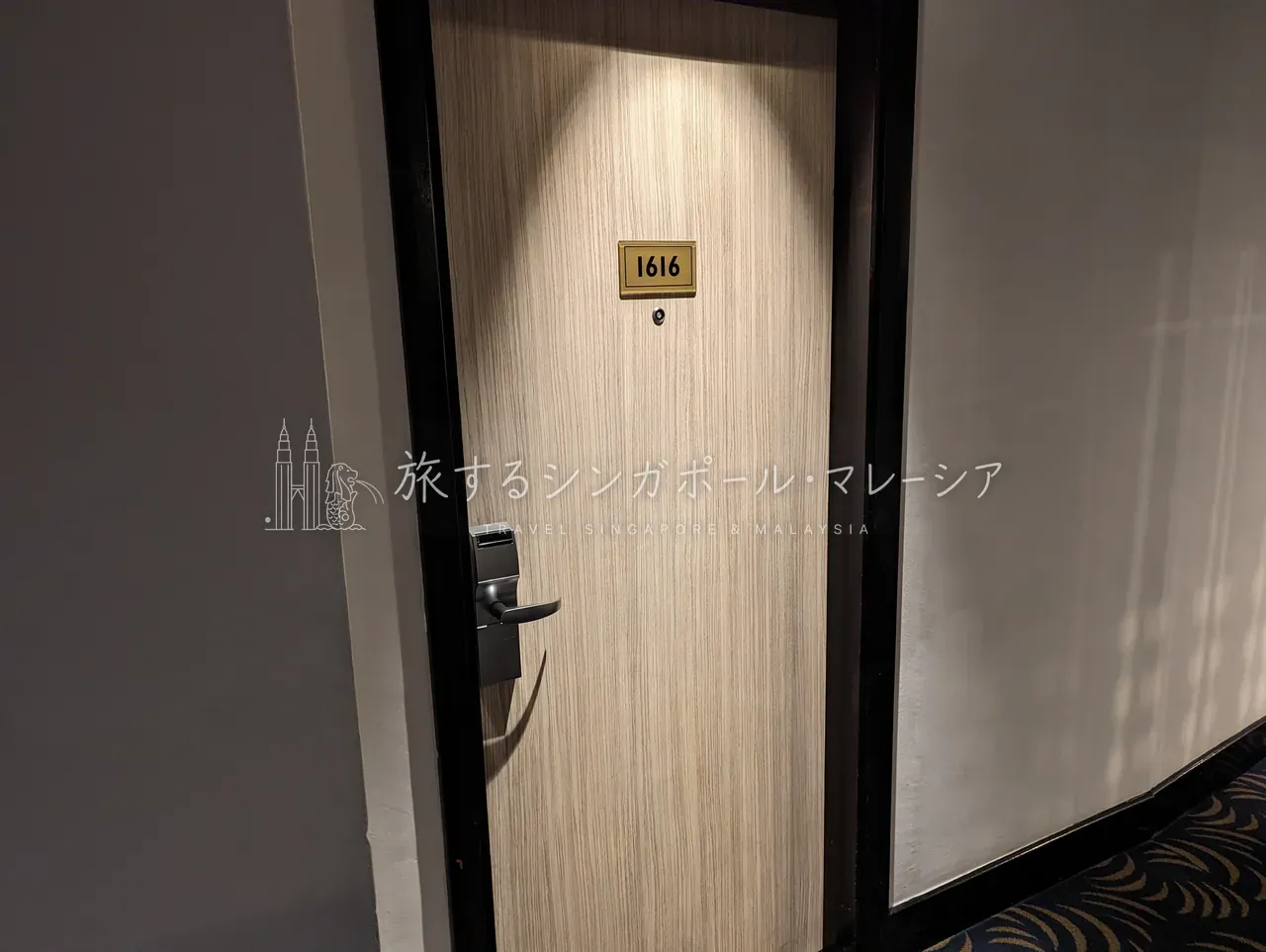 客室前の廊下回り。設備面はきれいに保たれている。