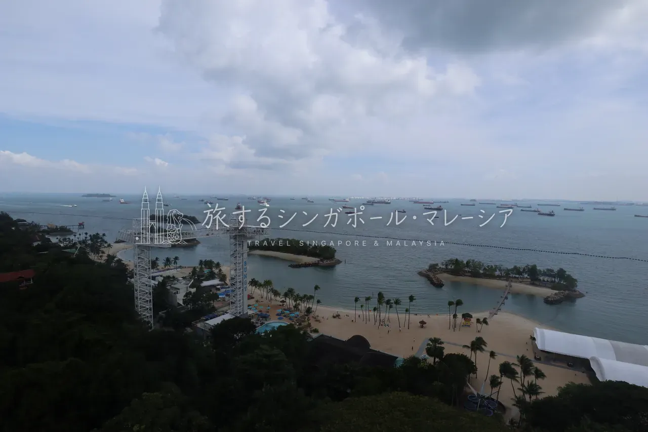 高台から見るシロソの全景